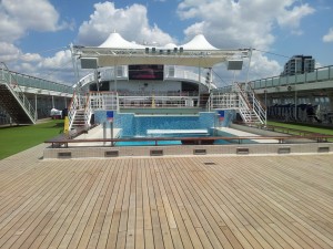 Cruise Ship pool deck