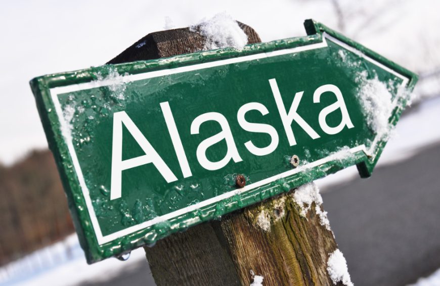alaska sign board