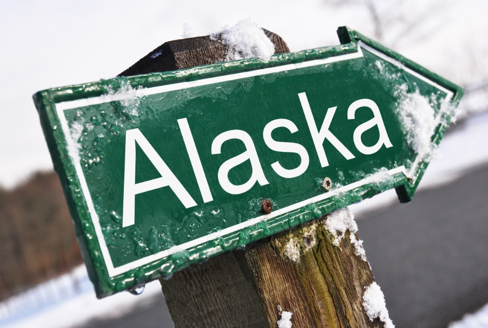 alaska sign board