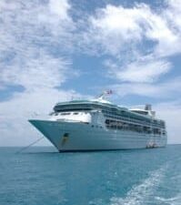 a rhapsody cruise ship in the ocean