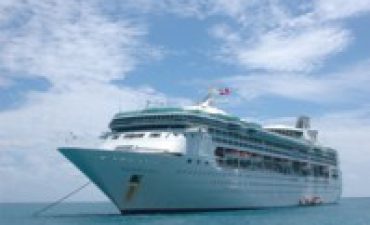 a rhapsody cruise ship in the ocean