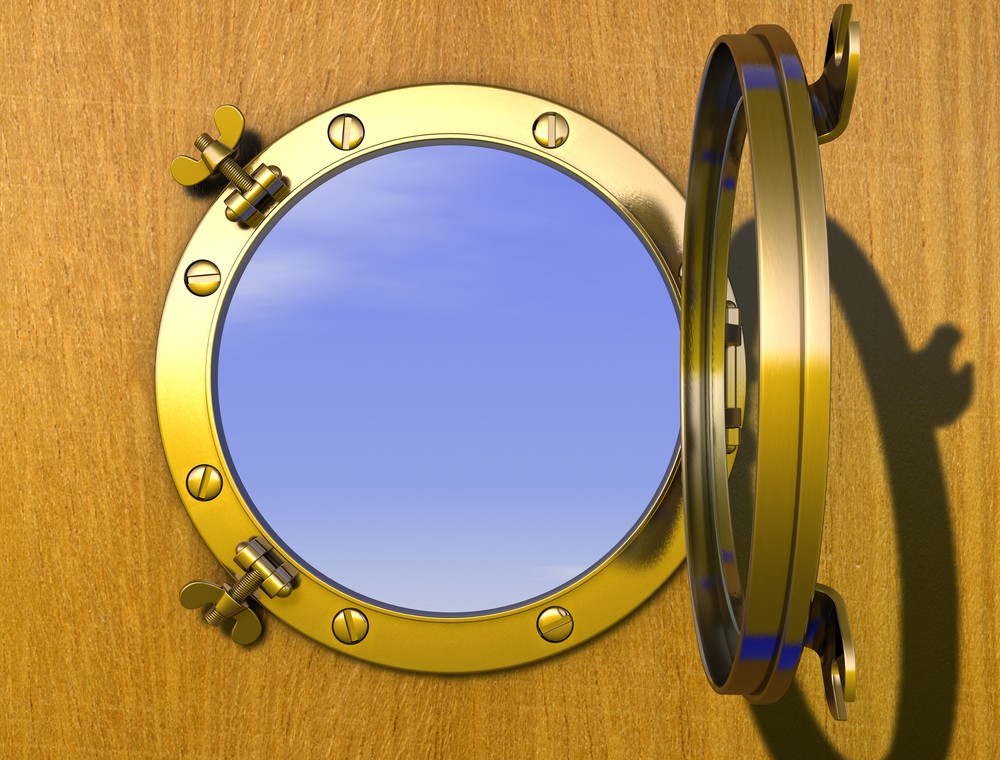 brass porthole