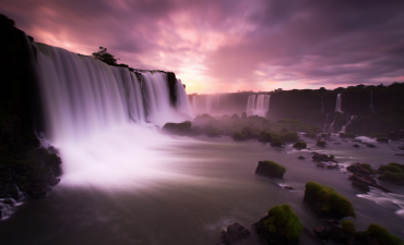 Iguazu Falls in South America