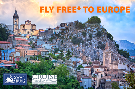 fly free to Europe for a 40 day Grand Mediterranean Classics tour