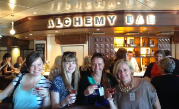 Four Woman having a cocktail