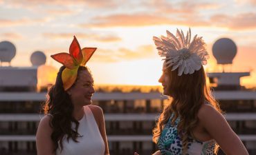 Dressed at their best at P&O cruise