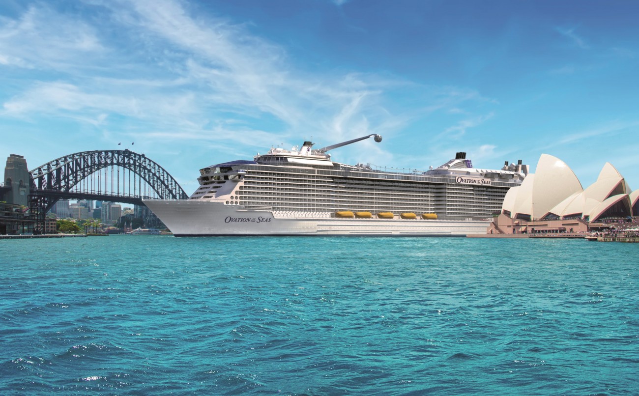 Ovation of the Seas-Sydney Harbour-CruisePassenger.com.au