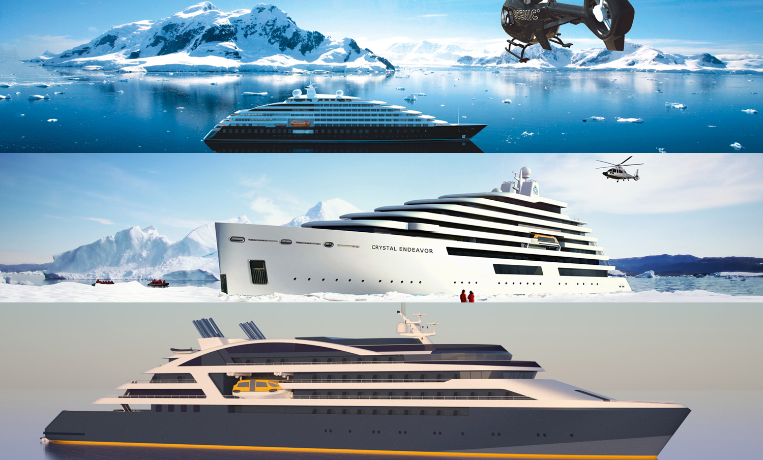 Scenic v Crystal v Ponant: The new expedition ships go head to head