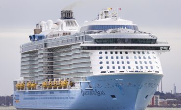 Ovation of the Seas arriving in Southhampton