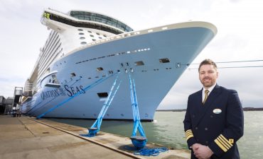 Inside Ovation of the Seas arrival in Southampton