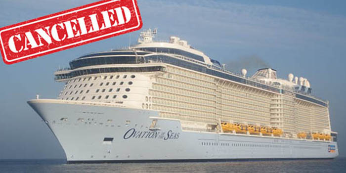 Cancelled Ovation cruise: passengers take it to the top