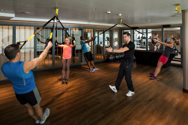 Koningsdam is the only HAL ship with TRX suspension fitness