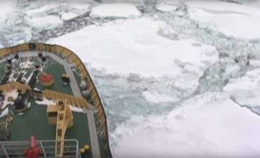 Arctic icebreaking with a polar legend