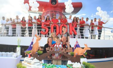 Carnival Cruise Line celebrates its 500,000 passenger