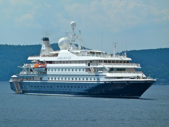 Luxury ship Sea Dream I disabled by fire