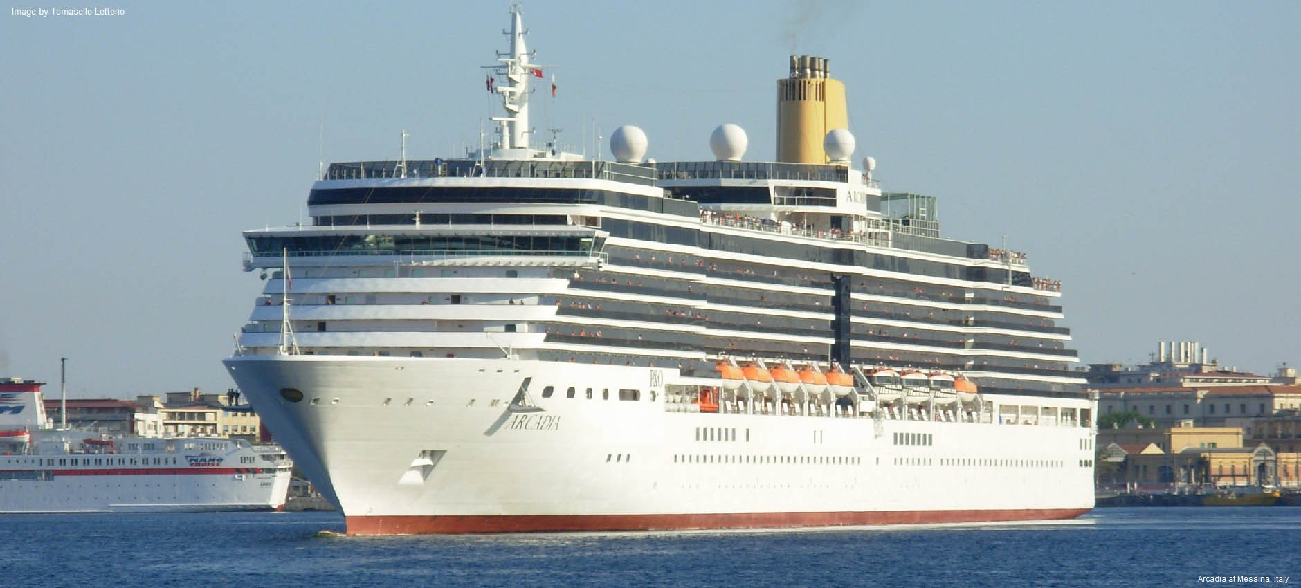 youtube arcadia cruise ship