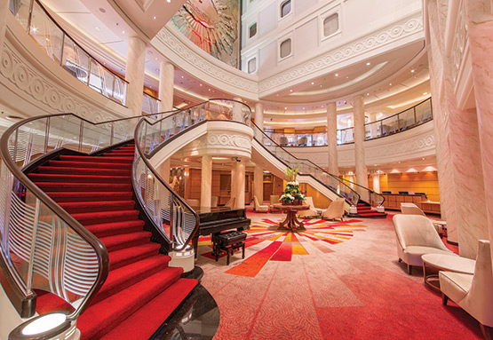 Win! An Aussie cruise for two aboard Queen Mary 2 - Atrium