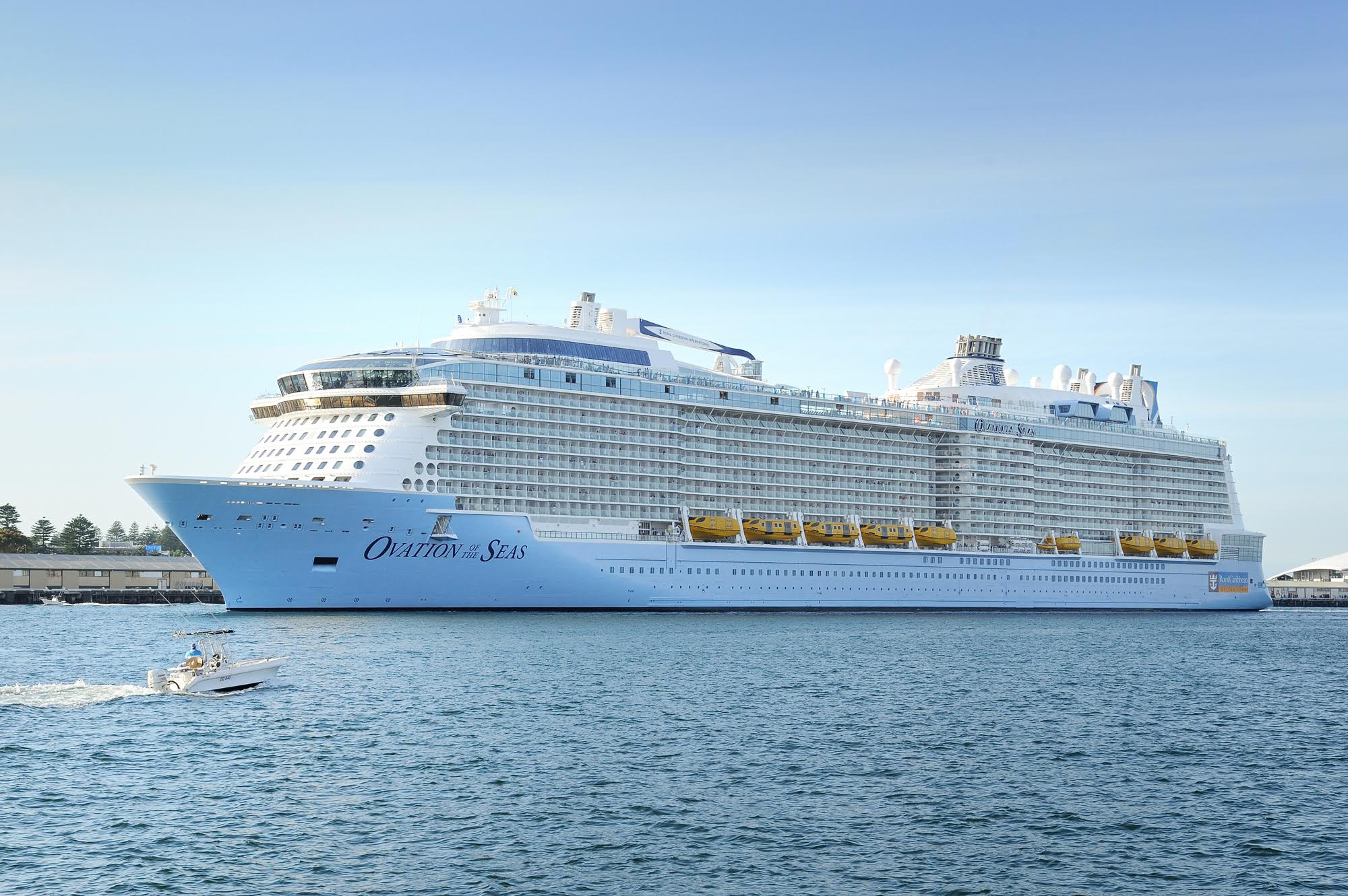 Ovation of the Seas arrives in Fremantle ahead of her season Down Under