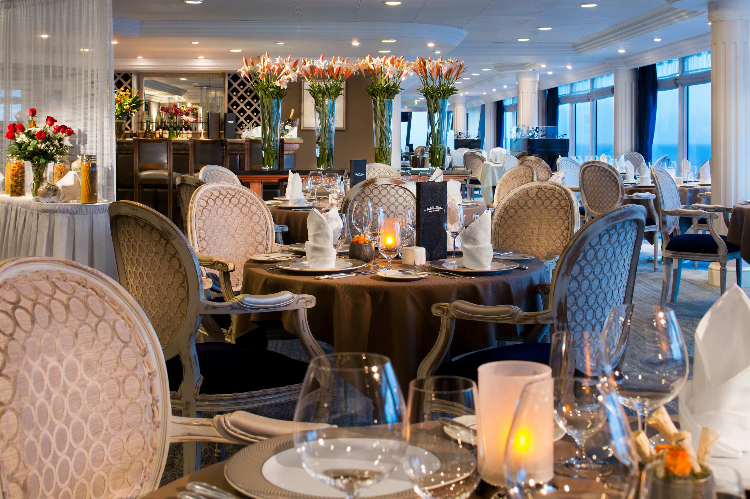 The dining room on Azamara Journey