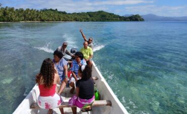 Group of people on a boat
