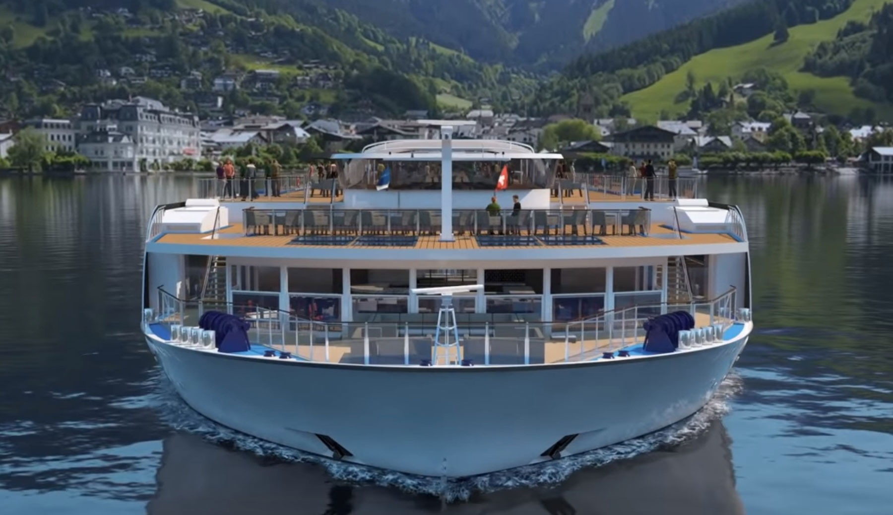 Inside Europe's largest river ship