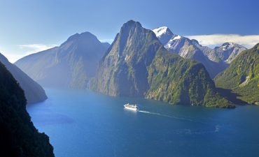 Cruising Milford Sound, Fiordland National Park, New Zealand