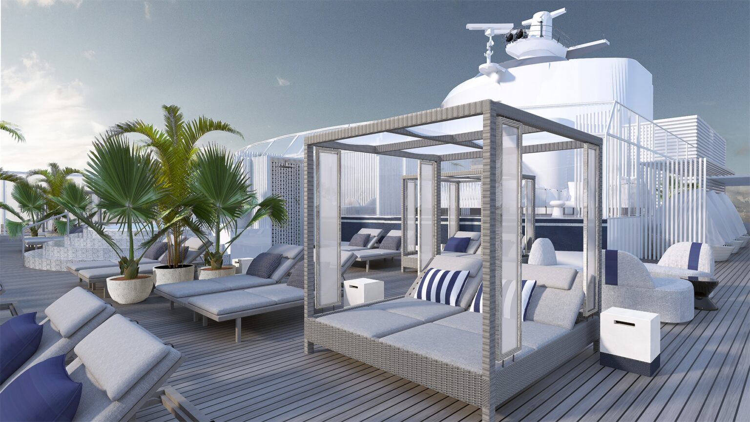 The most exclusive areas on a cruise