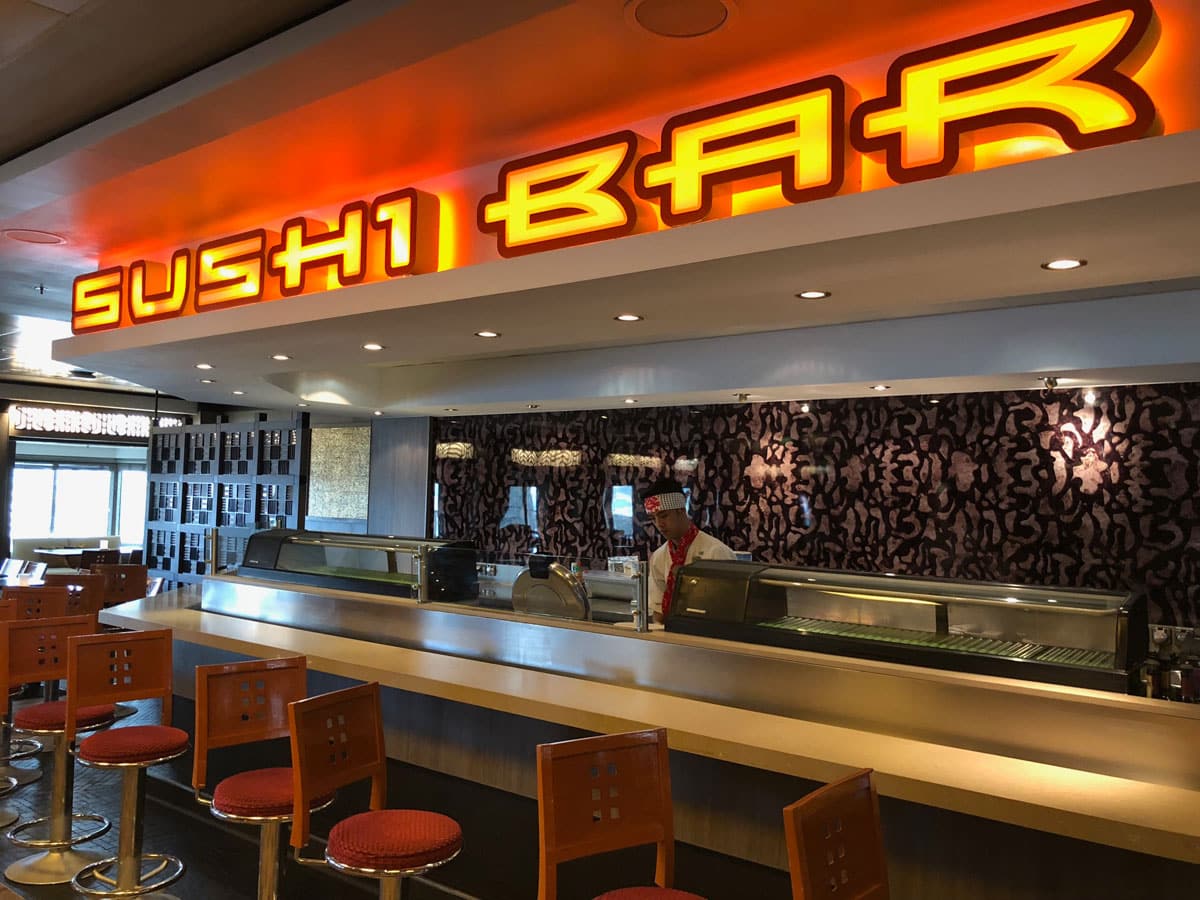 Norwegian Jewel - sushi bar