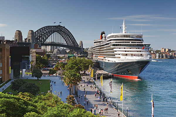Overseas Passenger Terminal, Sydney gets ready for ocean cruise season. 