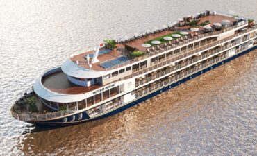 New line debuts first ship on the Mekong River