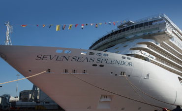 Super luxurious Seven Seas Splendor floats out