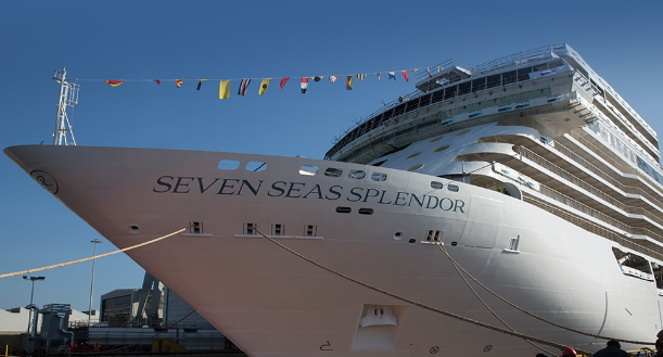 Super luxurious Seven Seas Splendor floats out