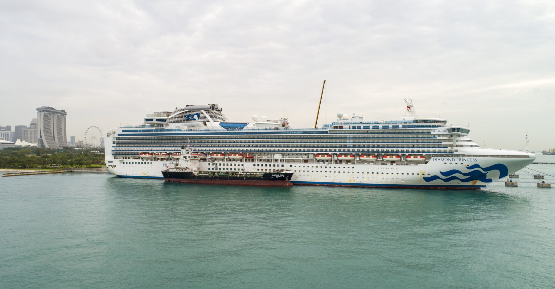 Diamond Princess completes dry dock with new upgrades