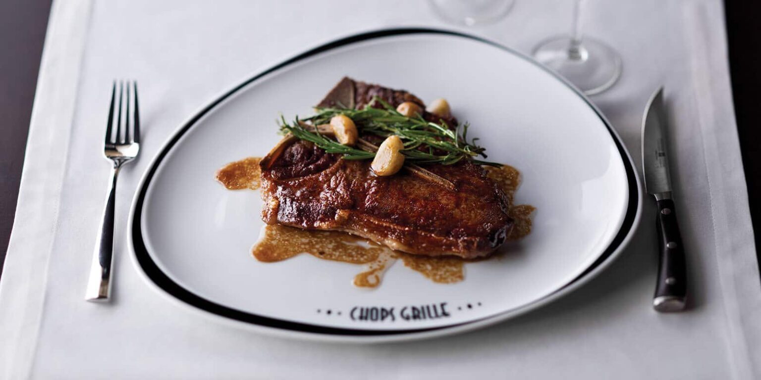 Cruise ship steakhouse