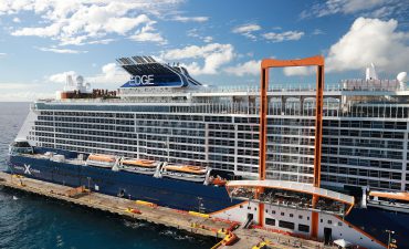 Celebrity Edge in port