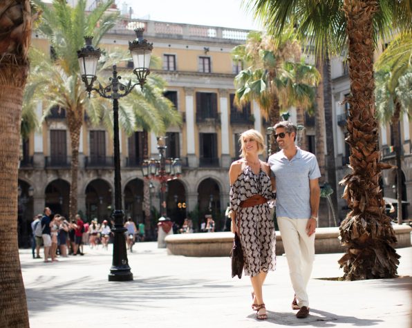 Couple in Barcelona