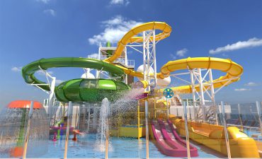 Carnival Splendor water slide