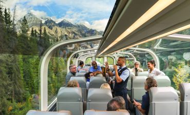 The most spectacular train journey - a trip through the Rocky Mountains