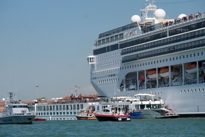 Uniworld ship hit by MSC Opera during docking in Venice
