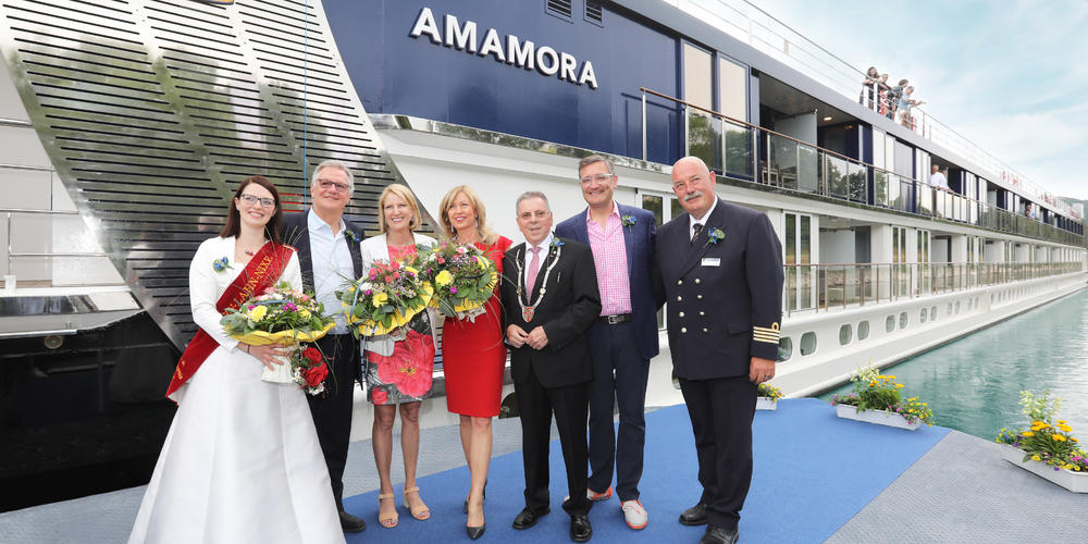 AmaMora launches on the Rhine River