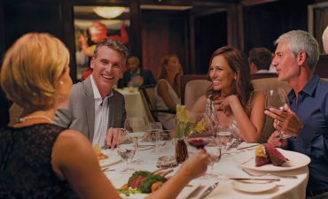 Omboard specialty dining with Celebrity Cruises