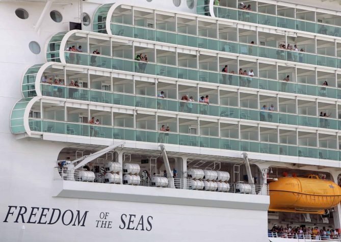 A toddler has fallen from Freedom of the Seas