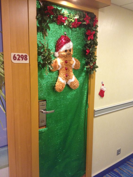 christmas door deco
