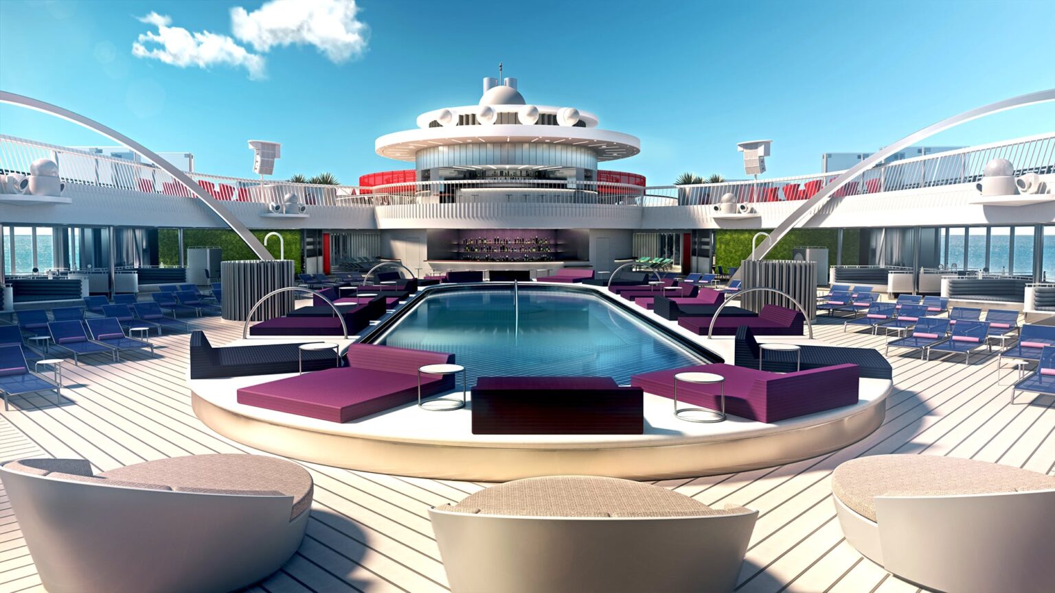 The Scarlet Lady main Pool