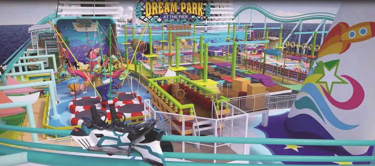 Dream Park at the Pier will feature the world’s longest roller coaster at sea