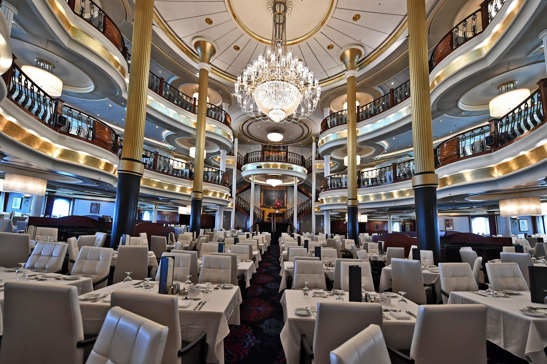 inside view of cruise ship