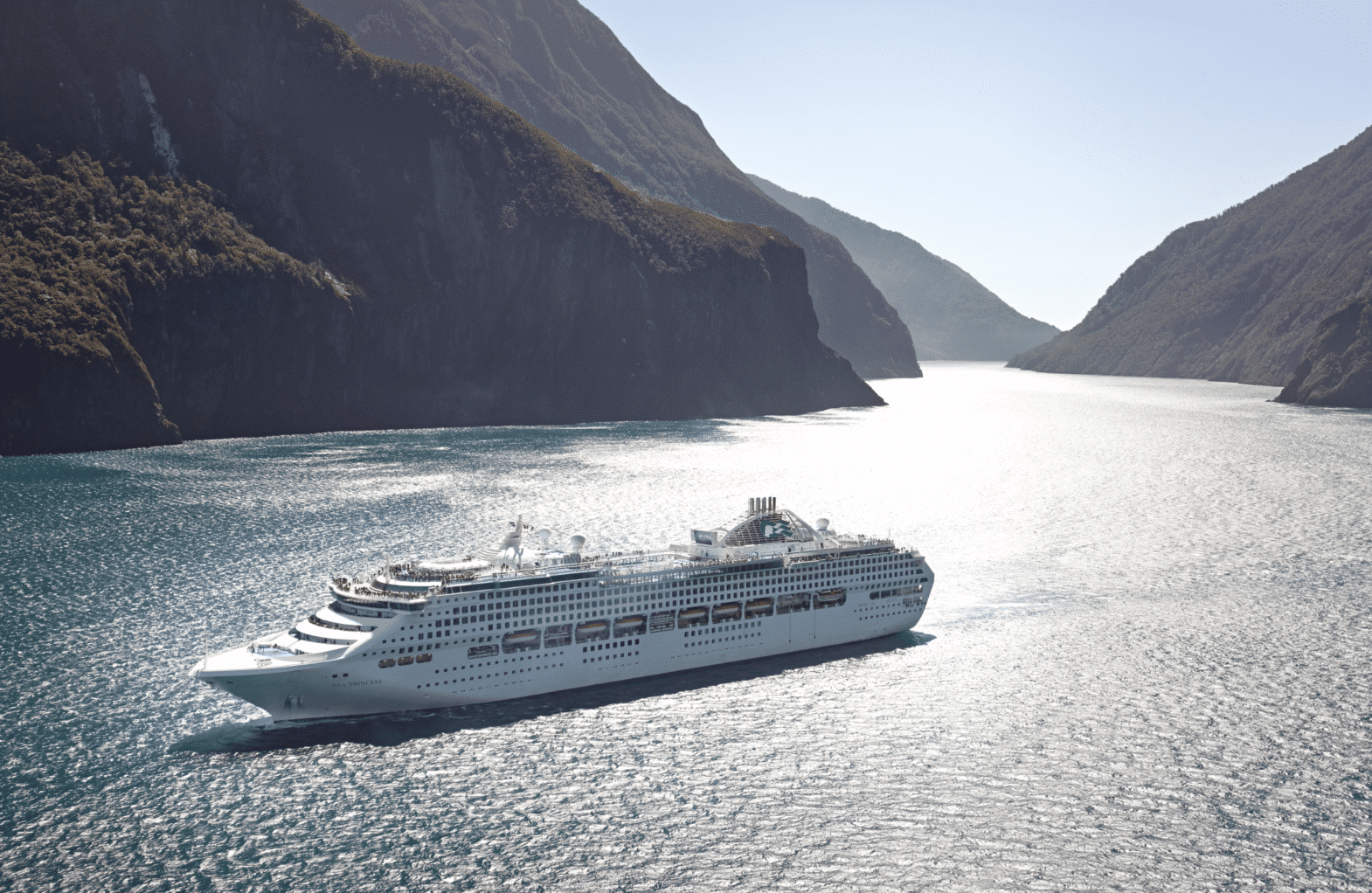 Sea Princess at sea