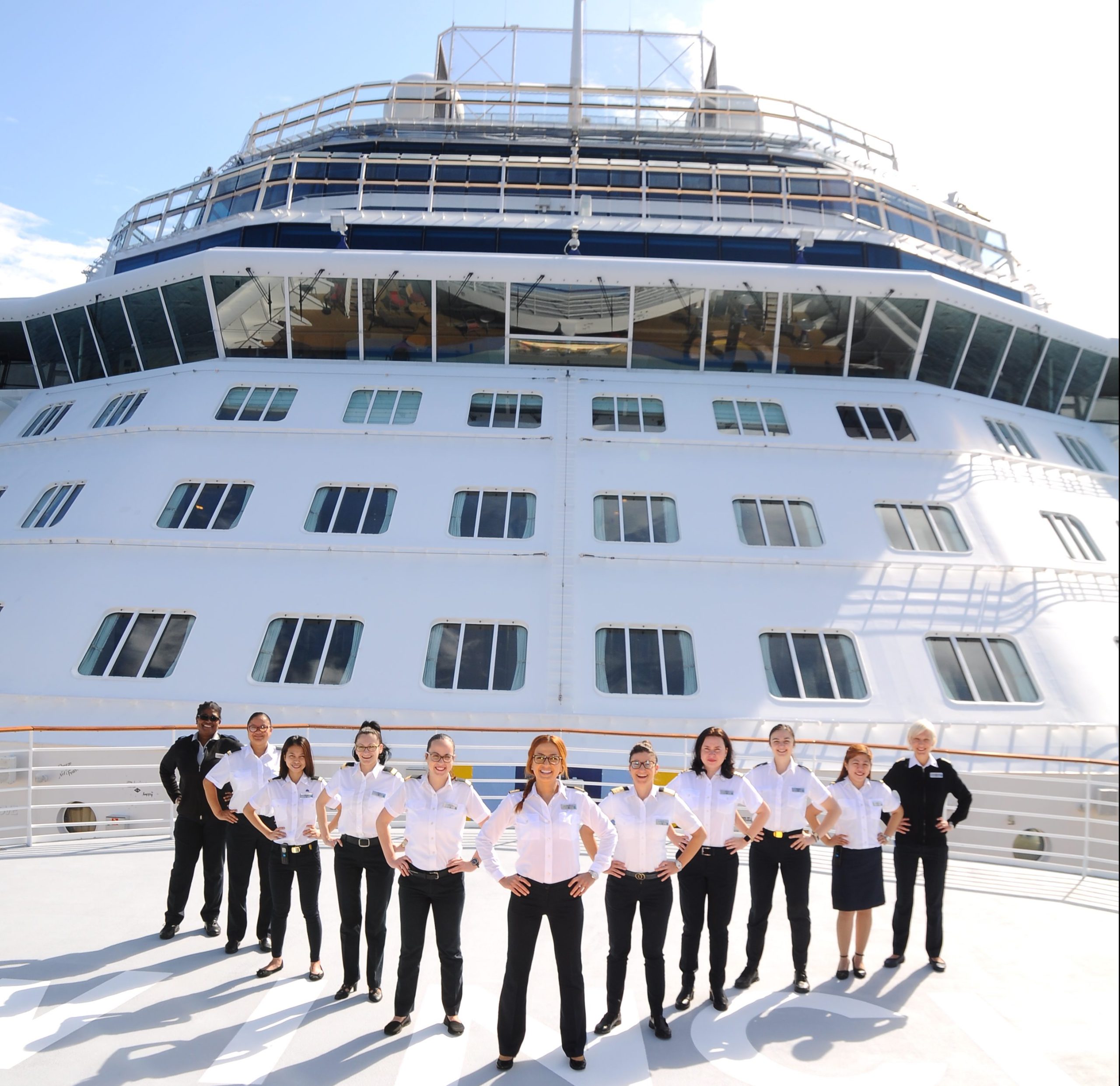 Bridging the gap: Celebrity cruises sets sail with all-female bridge crew