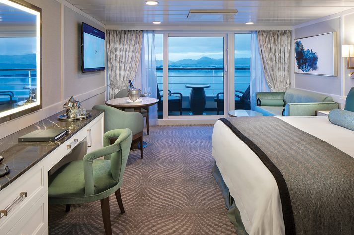 The suite onboard Oceania Insignia