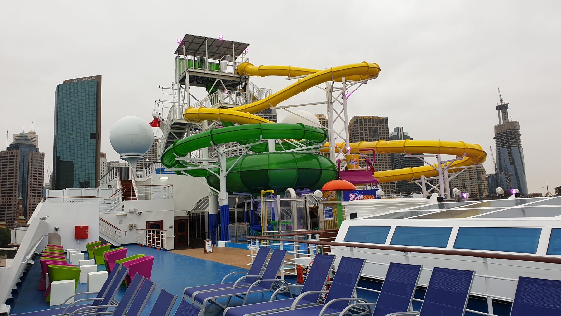 carnival cruise water slide height restrictions